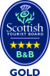 4 Star Bed and Breakfast Gold Logo